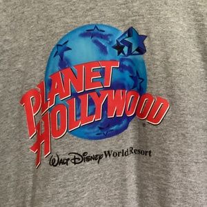 Vintage 90s Planet Hollywood Walt Disney World Resort Graphic Tee Tshirt XL